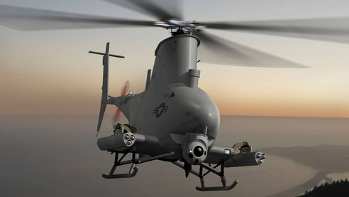 Northrop Grumman's MQ-8B Fire Scout unmanned aerial vehicle